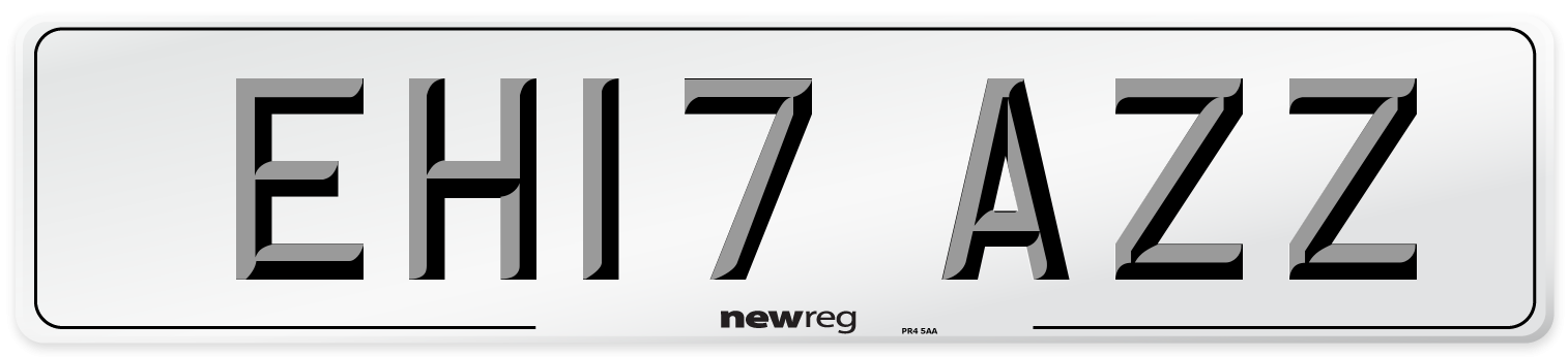 EH17 AZZ Number Plate from New Reg